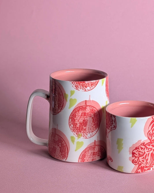Disco Fever Mug in Limelight