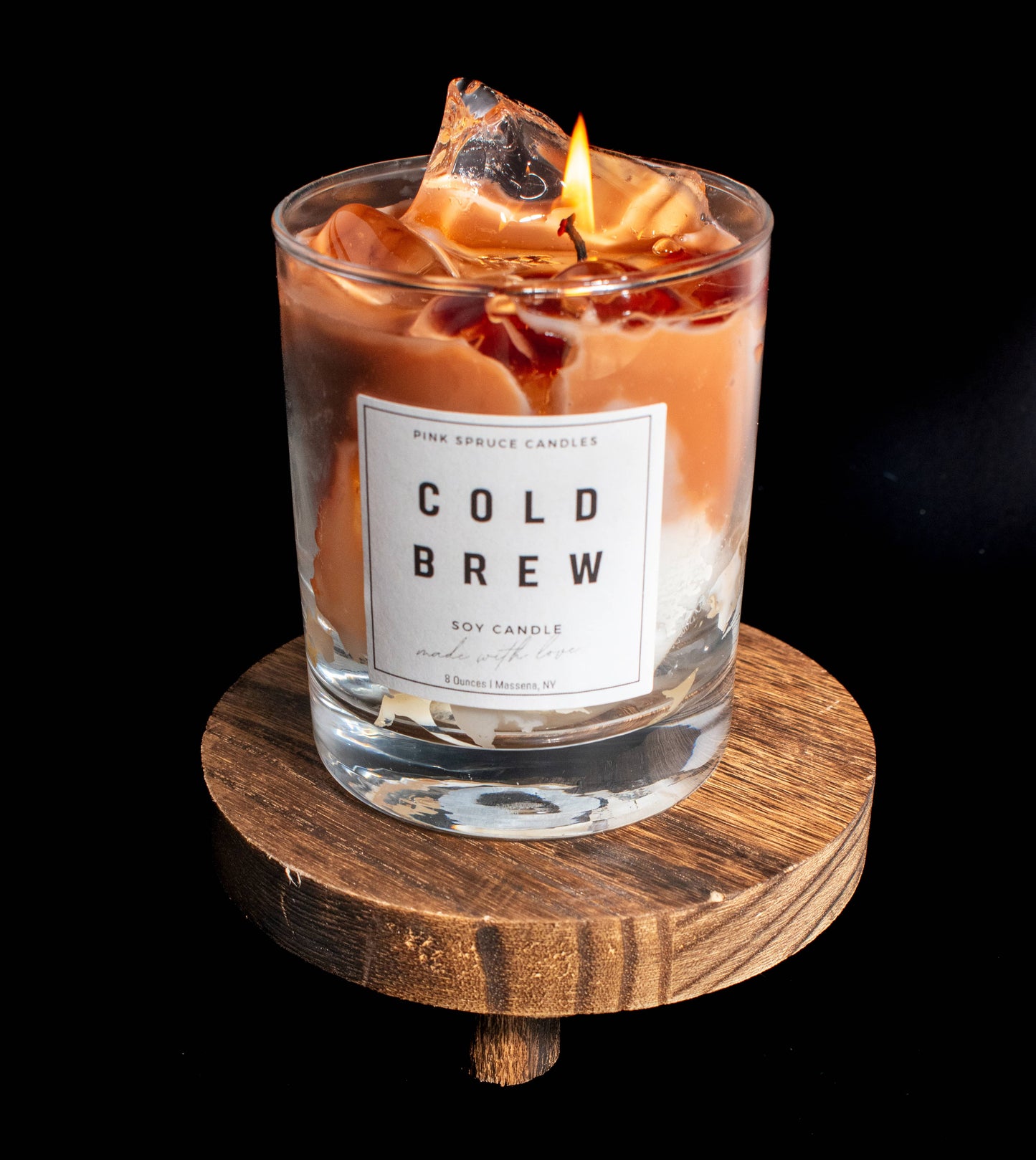 Handpoured Soy Wax Cold Brew Iced Coffee Candle