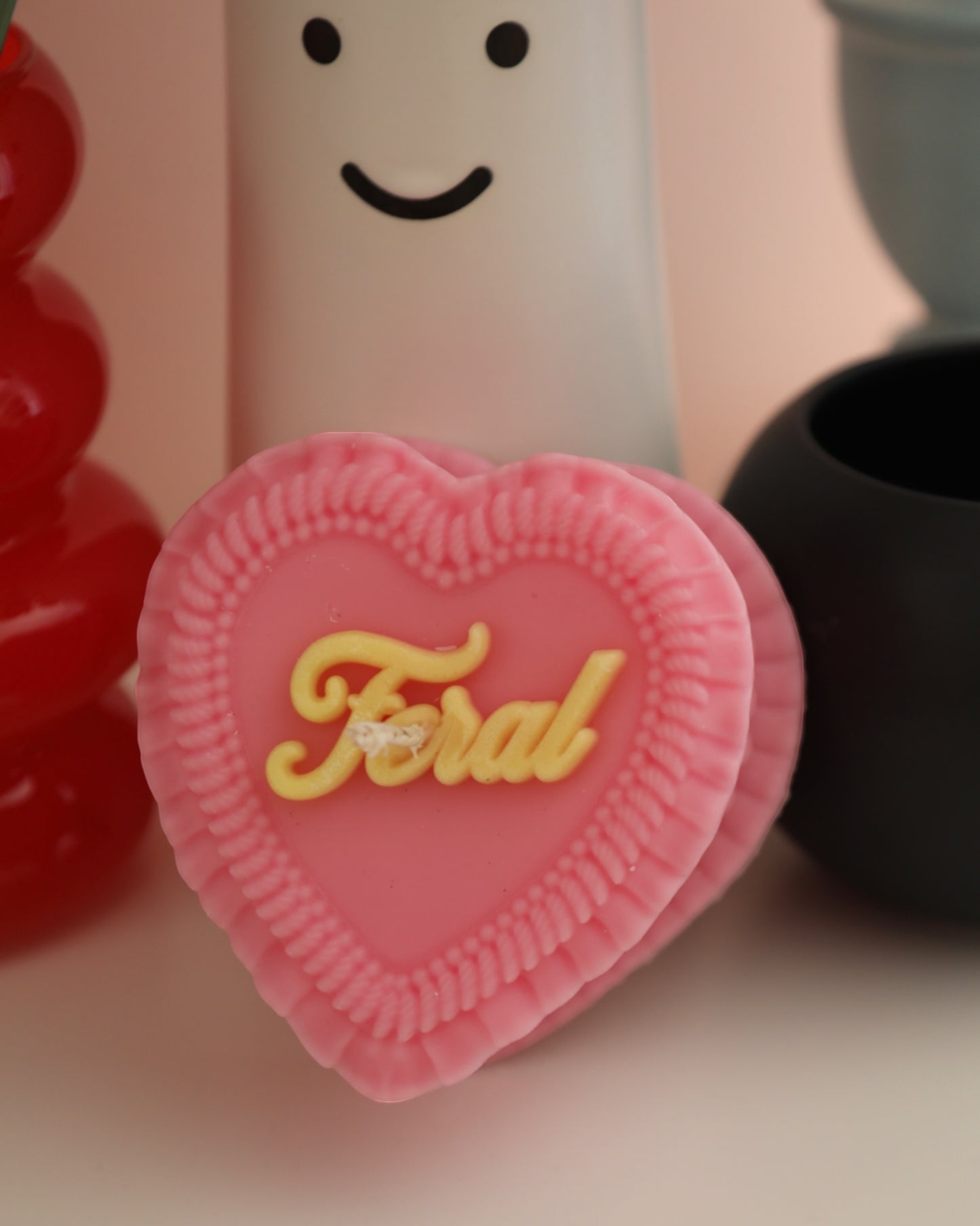Feral Heart Cake Candle
