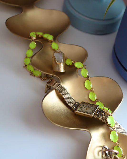 Curvy Marina Tray in Gold (Multiple Sizes)