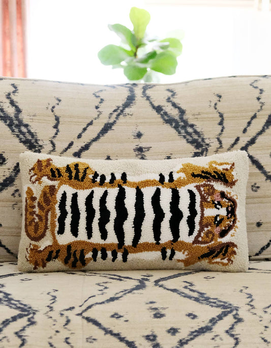 Tibetan Tiger Throw Pillow