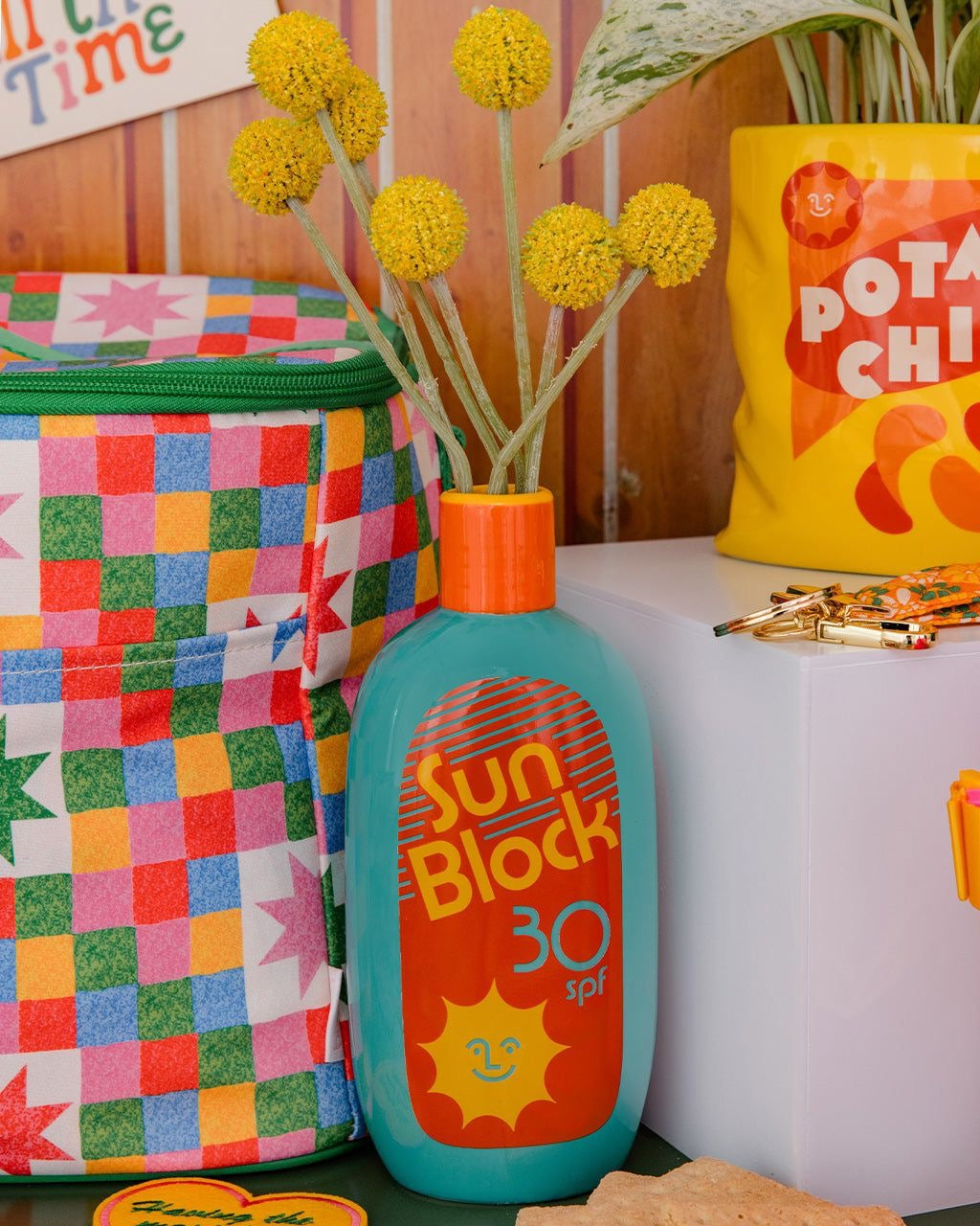 Sunblock Ceramic Vase