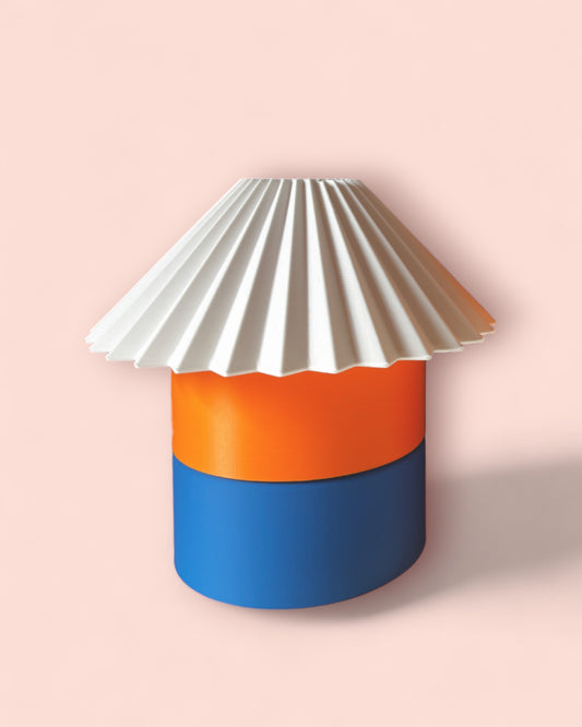 Cici Lamp (Small) in Tangerine Tide