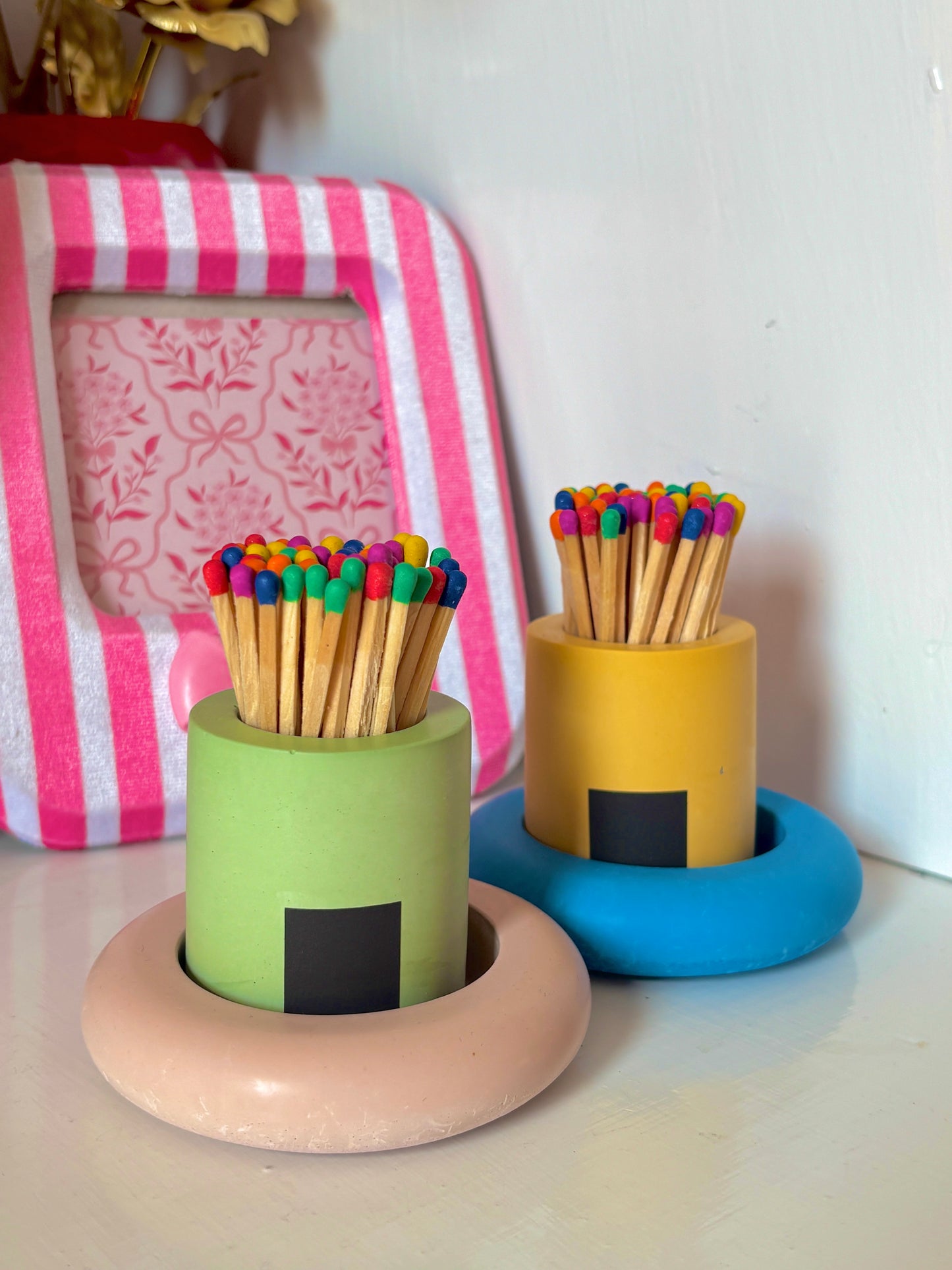 Concrete Match Holder with 2-Inch Safety Matches