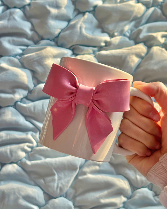 Pretty in Pink Bow Mug