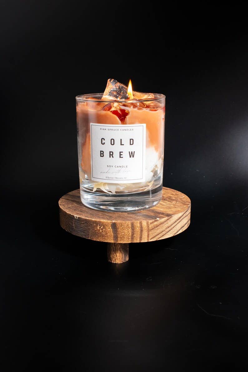 Handpoured Soy Wax Cold Brew Iced Coffee Candle