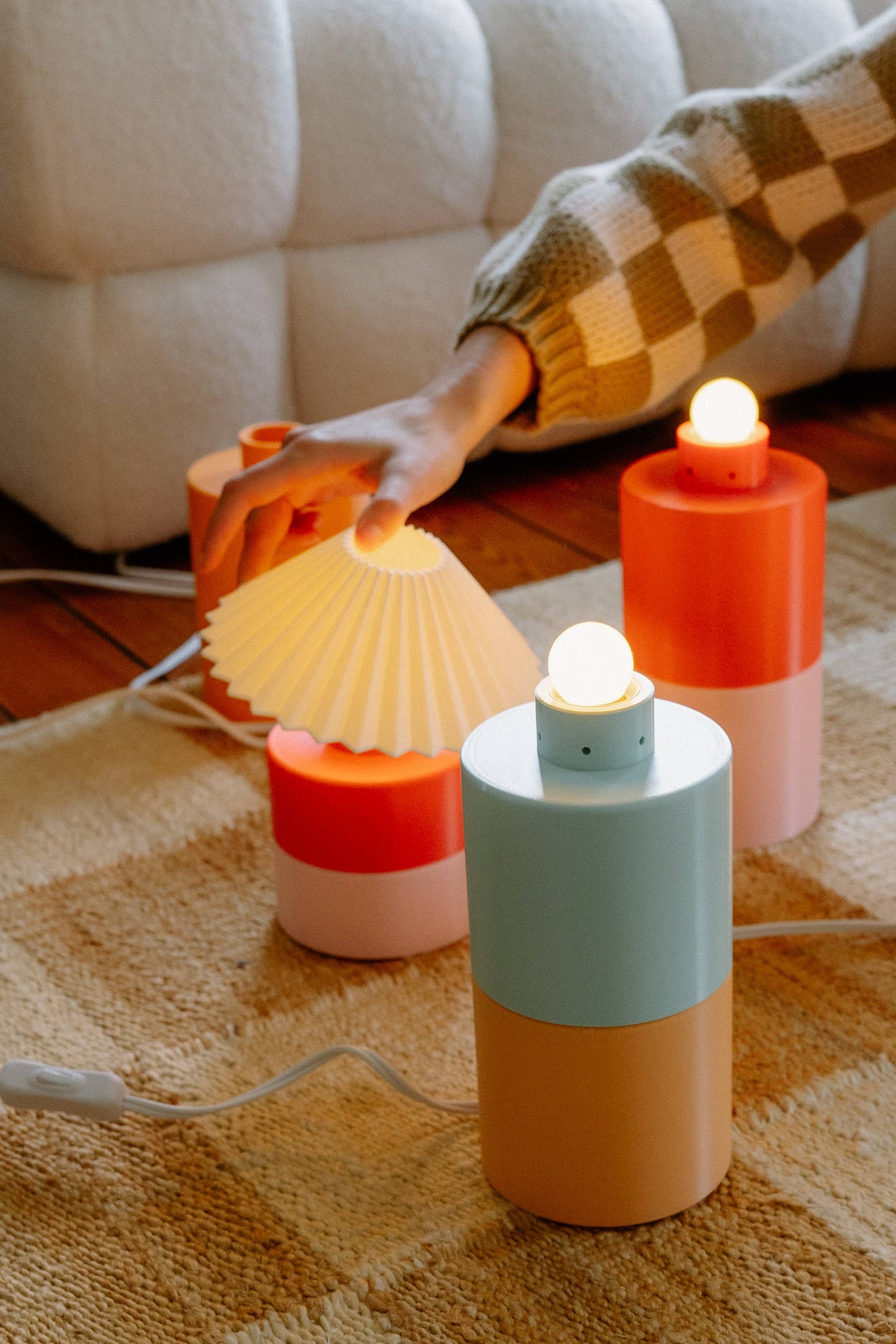 Cici Lamp (Small) - Berry + Punch