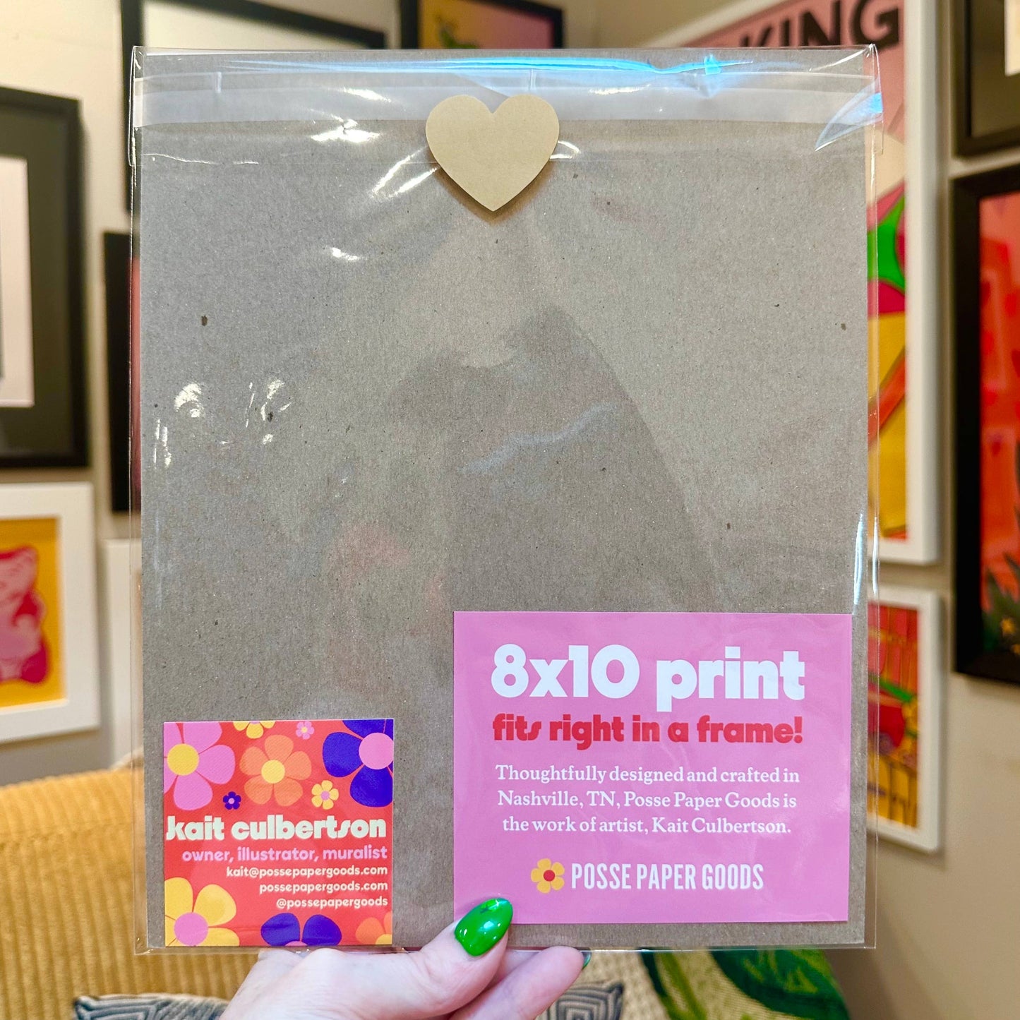 Standing On Business Art Print