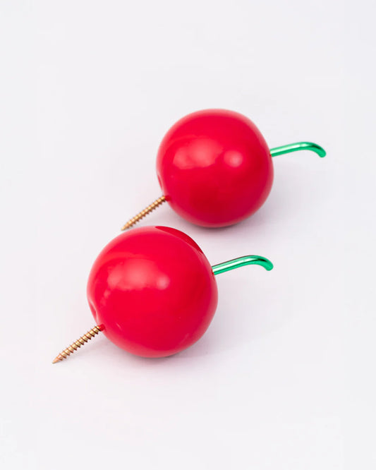 Cherry Wall Hooks (Set of 2)