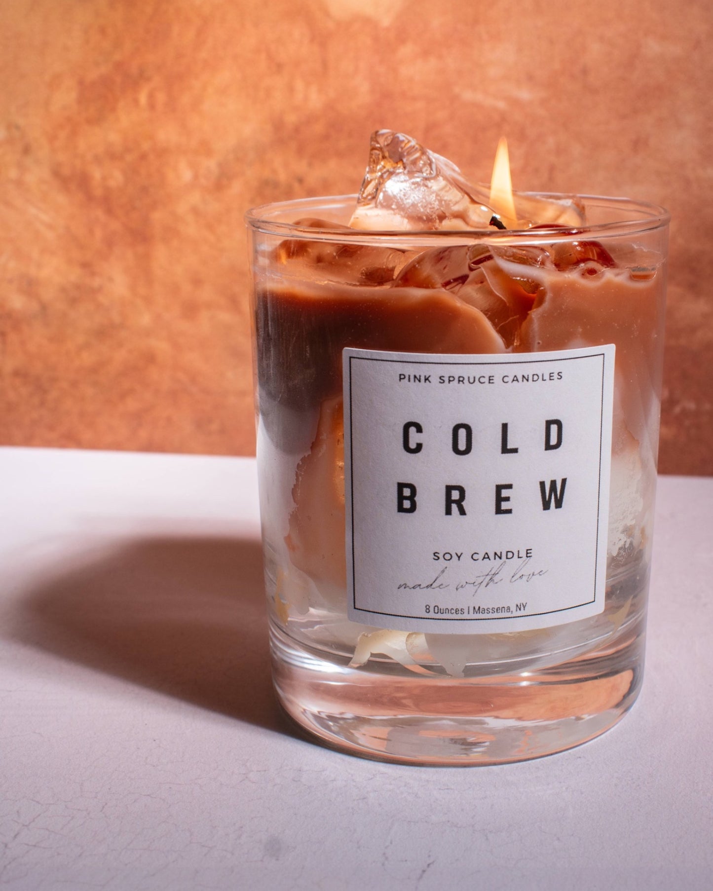Handpoured Soy Wax Cold Brew Iced Coffee Candle