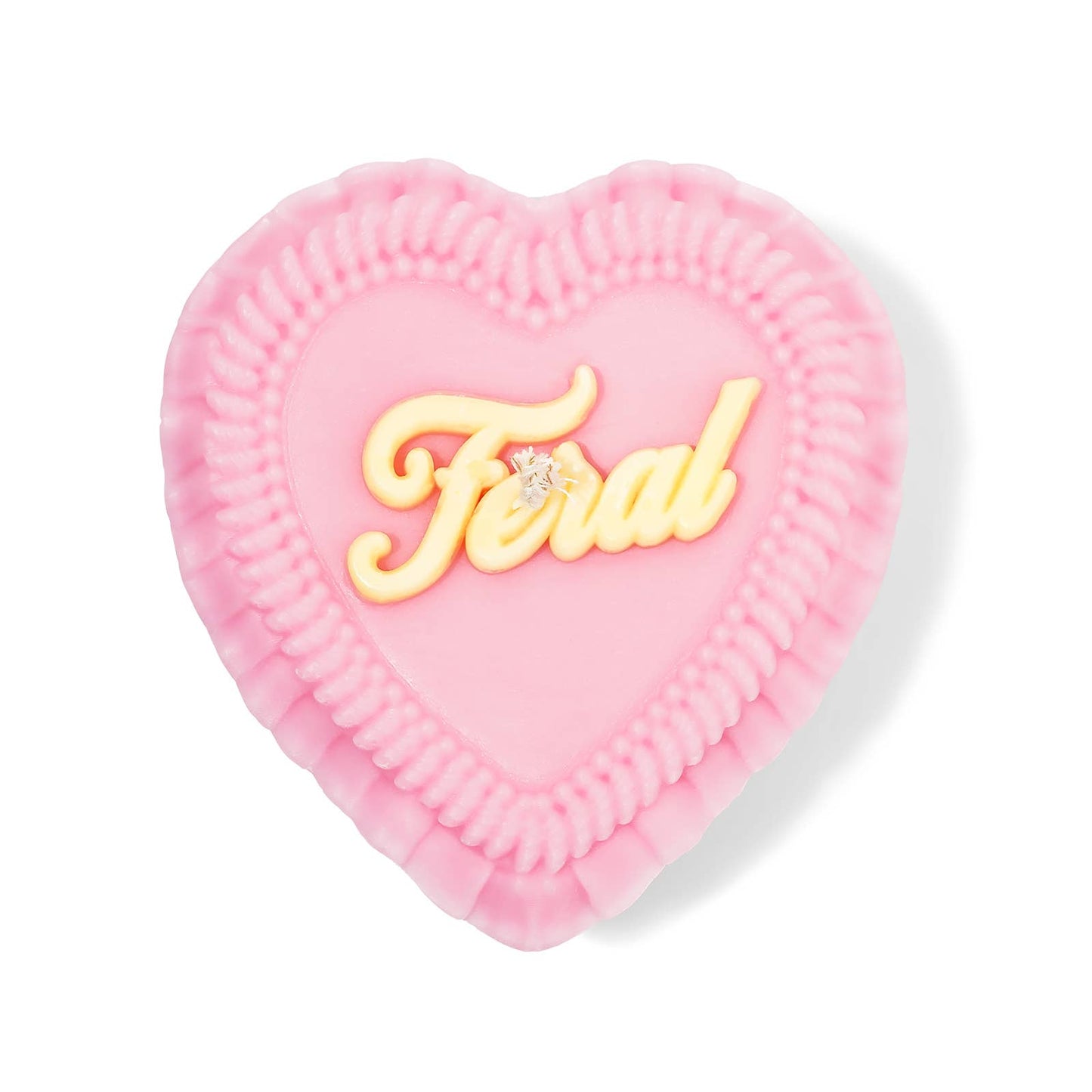 Feral Heart Cake Candle