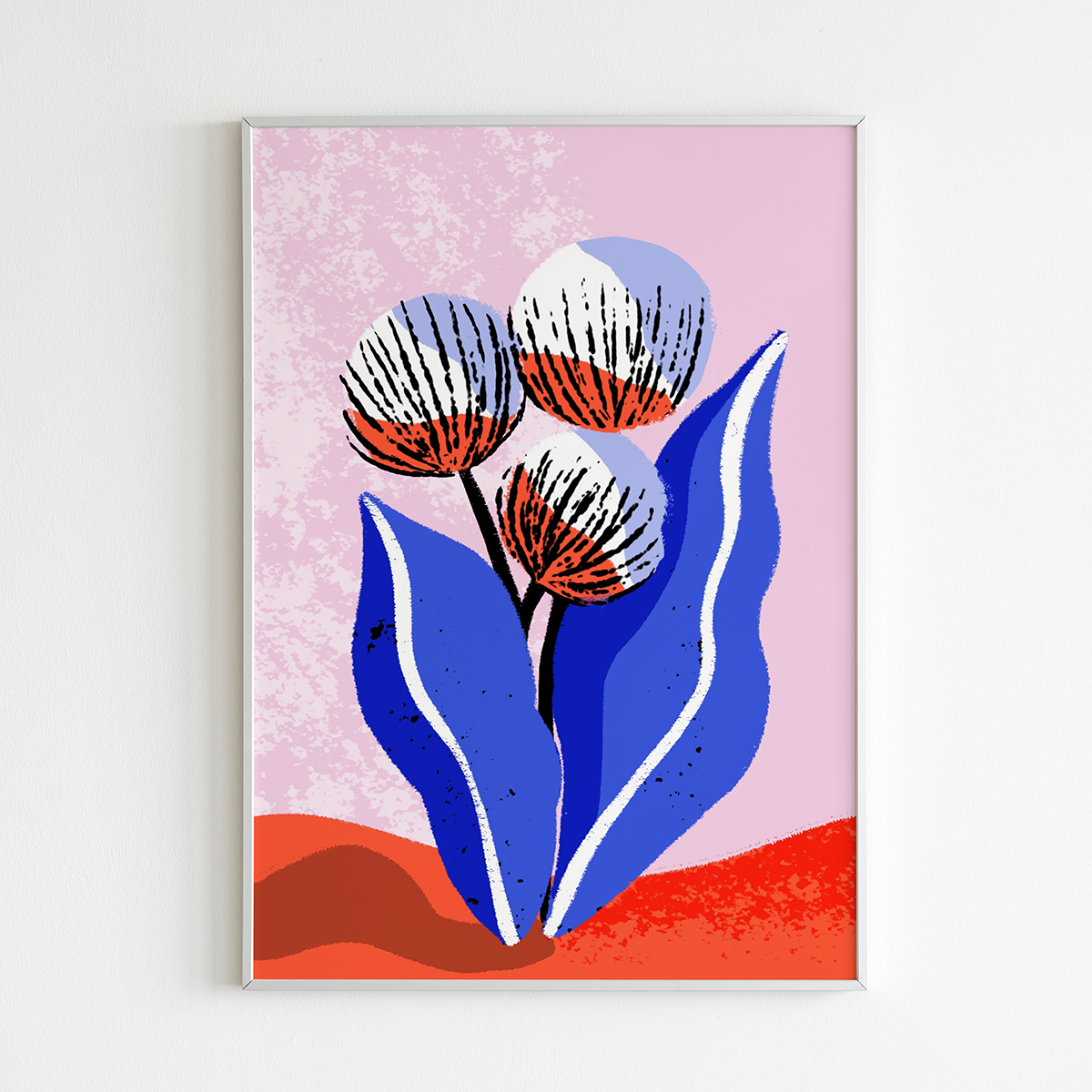 Surreal Bulb Flower Art Print