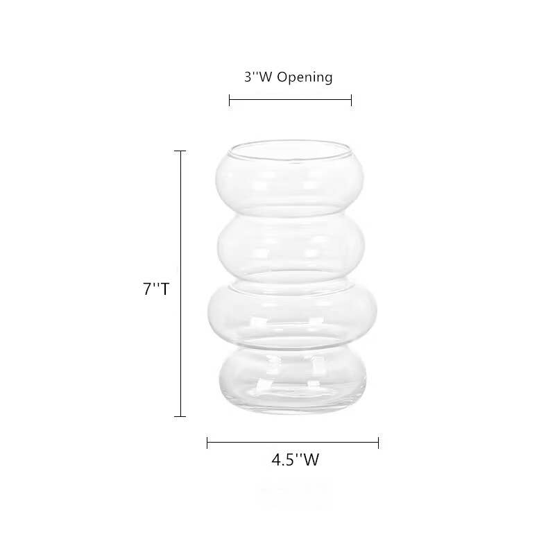 Amelia Bubble Vase in Cherry Red