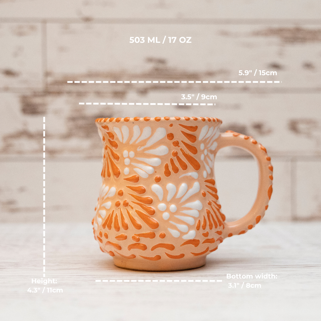 Marilyn Talavera Mug in Creamsicle