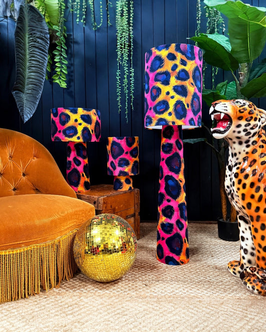 The Pop Lamp in Electric Leopard (Multiple Sizes)