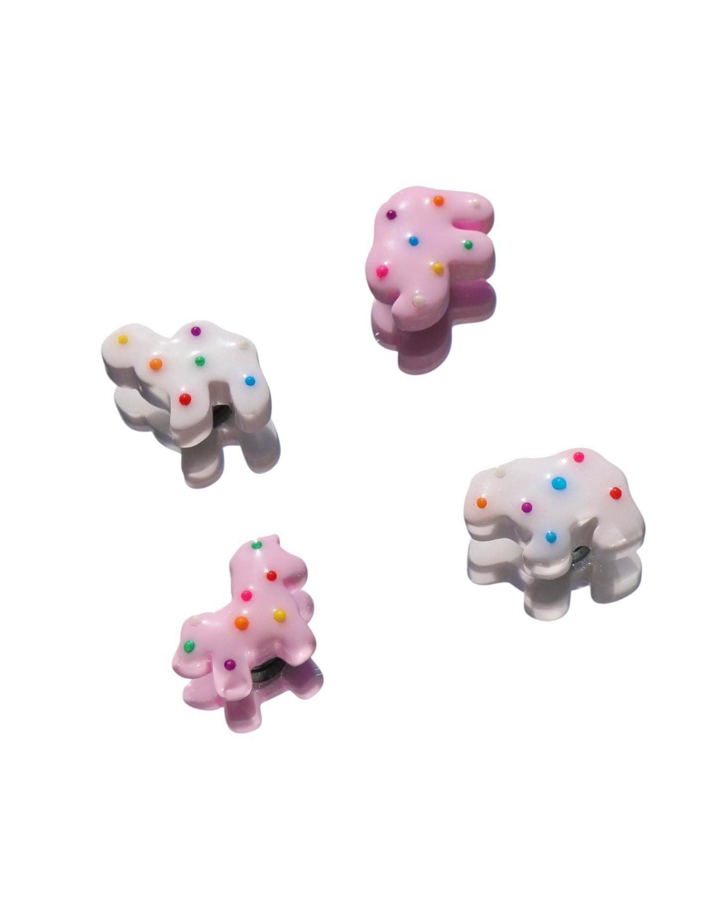 Frosted Animal Cracker Mini Magnets (Set of 4)