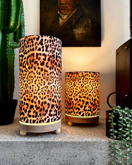 Luxe Leopard Print Cordless Lamp (2 Sizes)