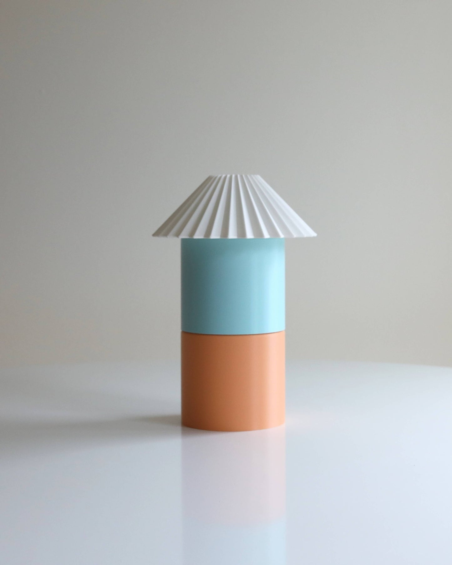 Cici Lamp (Large) in Peach + Sky