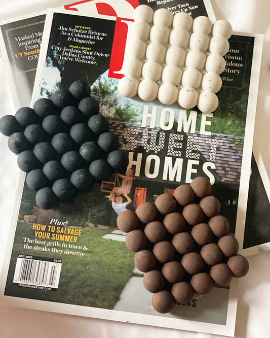 Concrete Bubble Coaster (Multiple Colors)