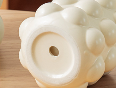 White Large Ceramic Bubble Planter