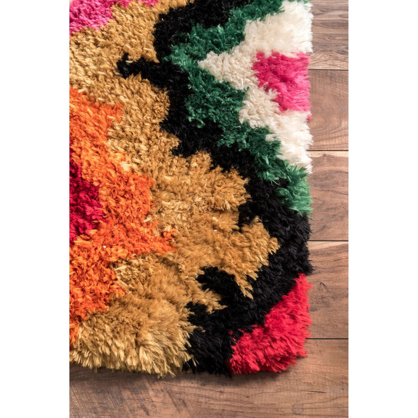 Handmade Carnival Shaggy Rug