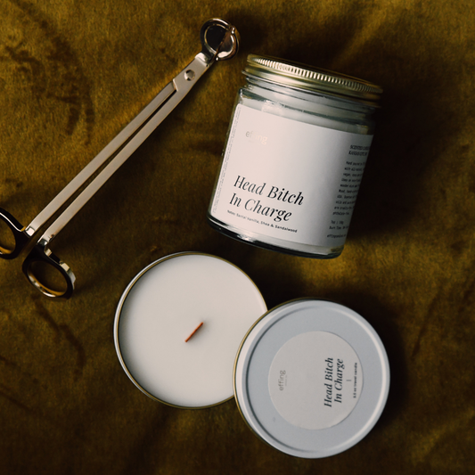 Head Bitch In Charge | Santal Vanilla, Shea & Sandalwood Candle
