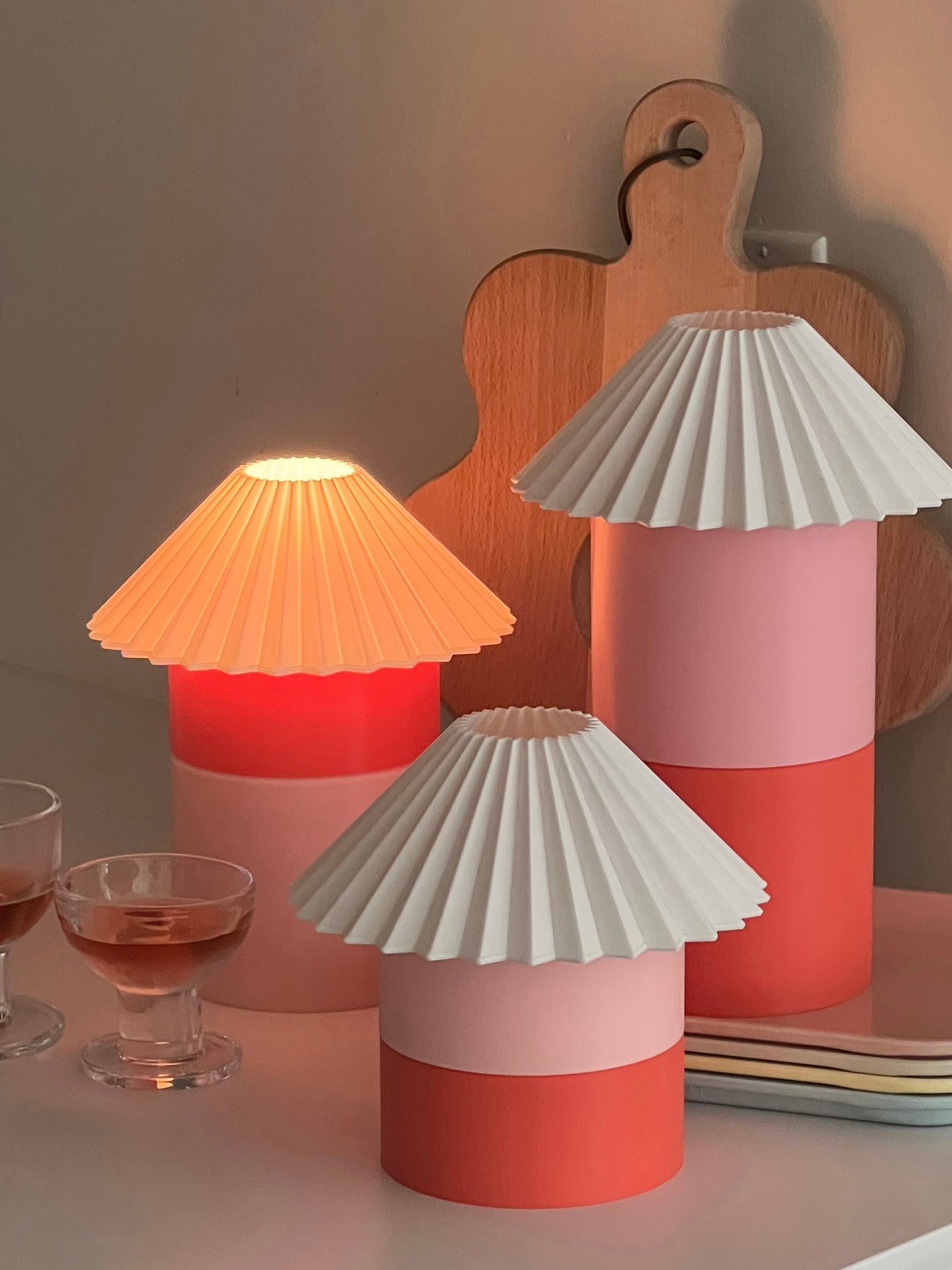 Cici Lamp (Small) - Berry + Punch