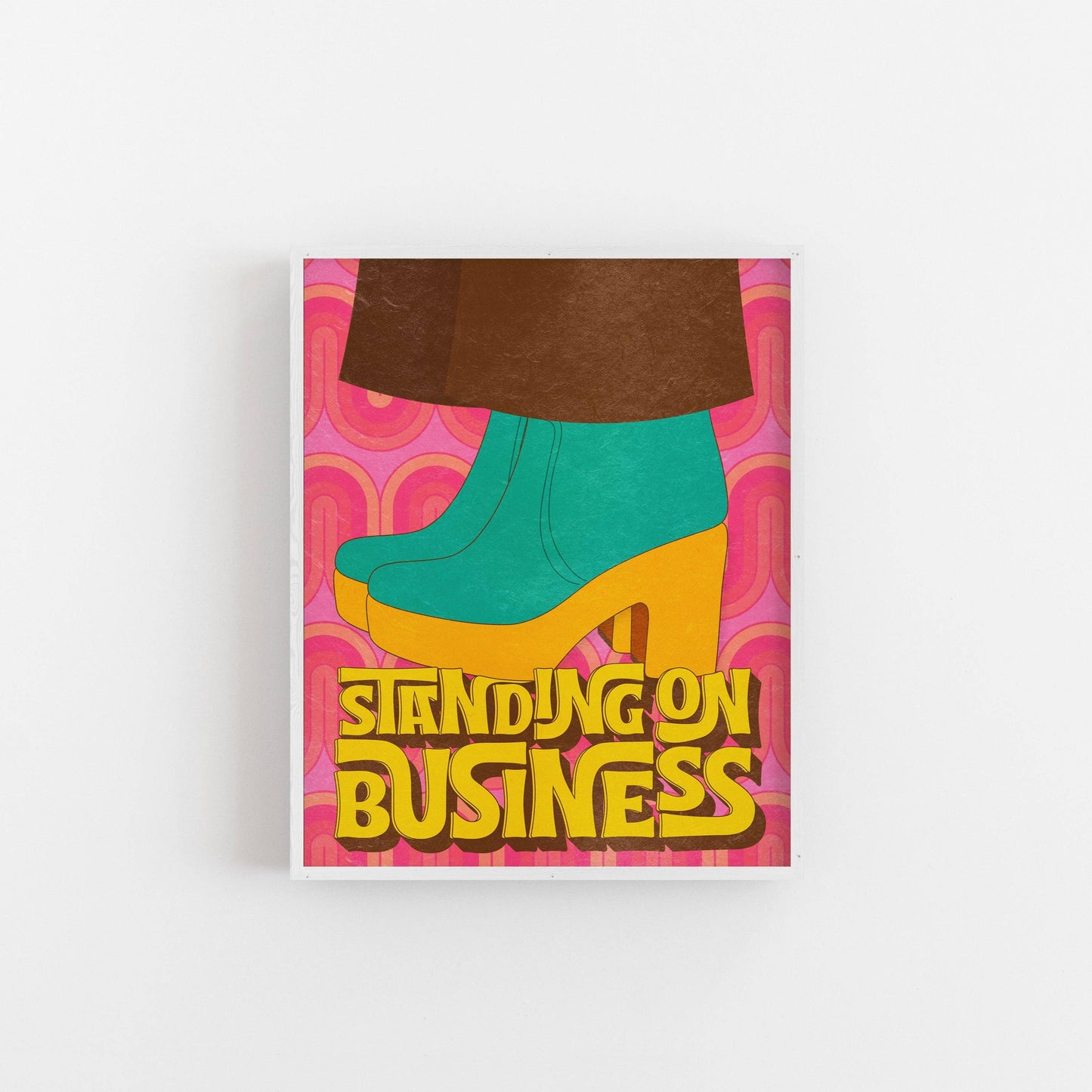Standing On Business Art Print