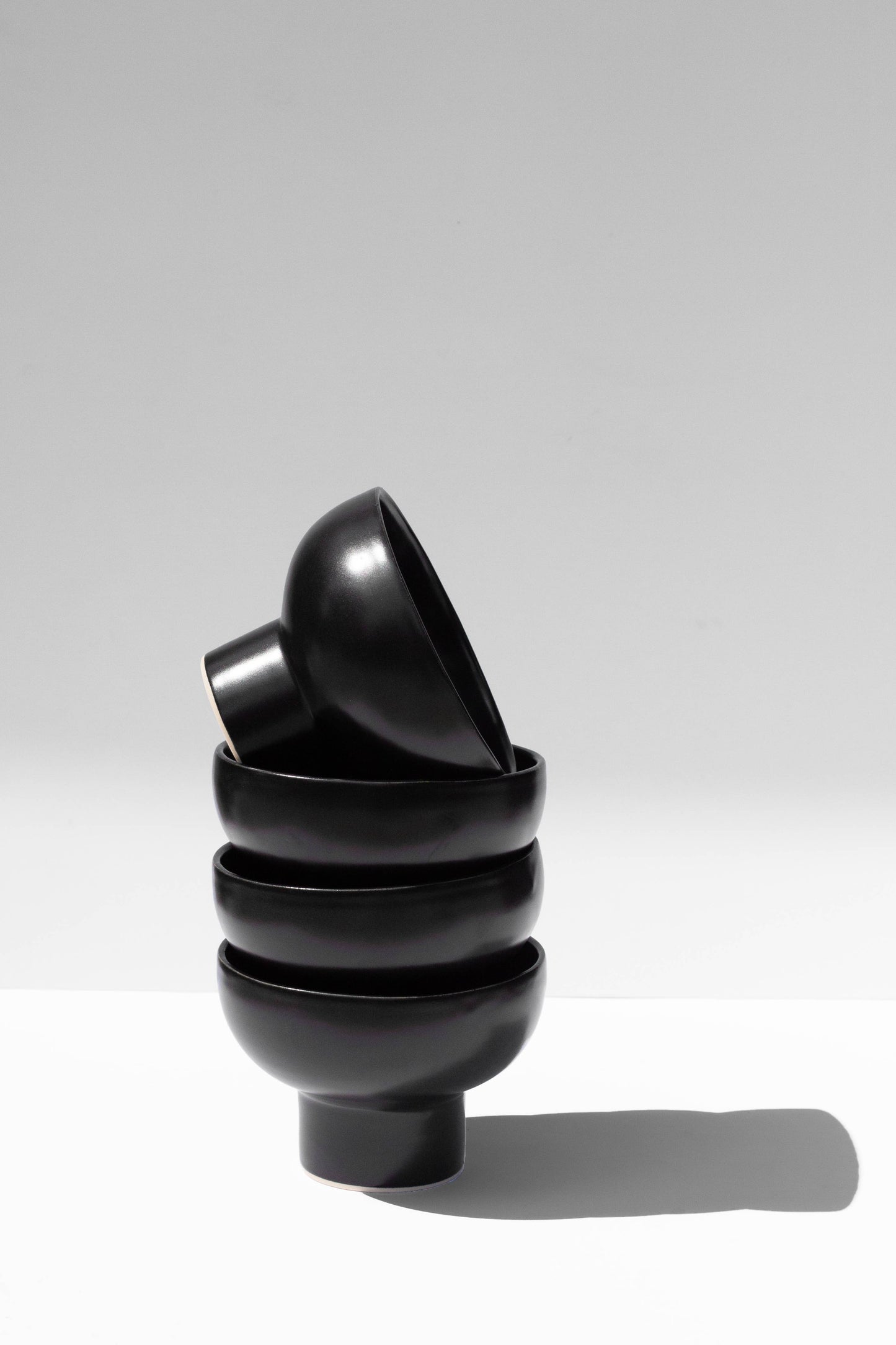 Jude Stemless Cocktail 'Glass" in Satin Black