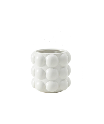 White Large Ceramic Bubble Planter