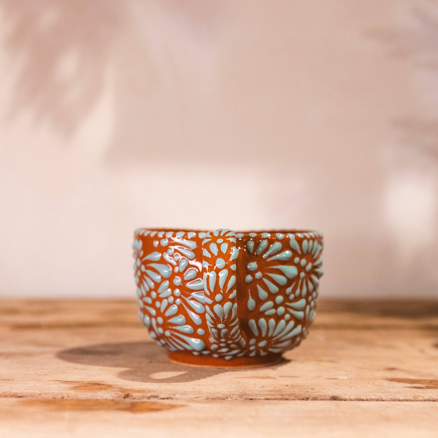 Heart Mug in Mint Cocoa