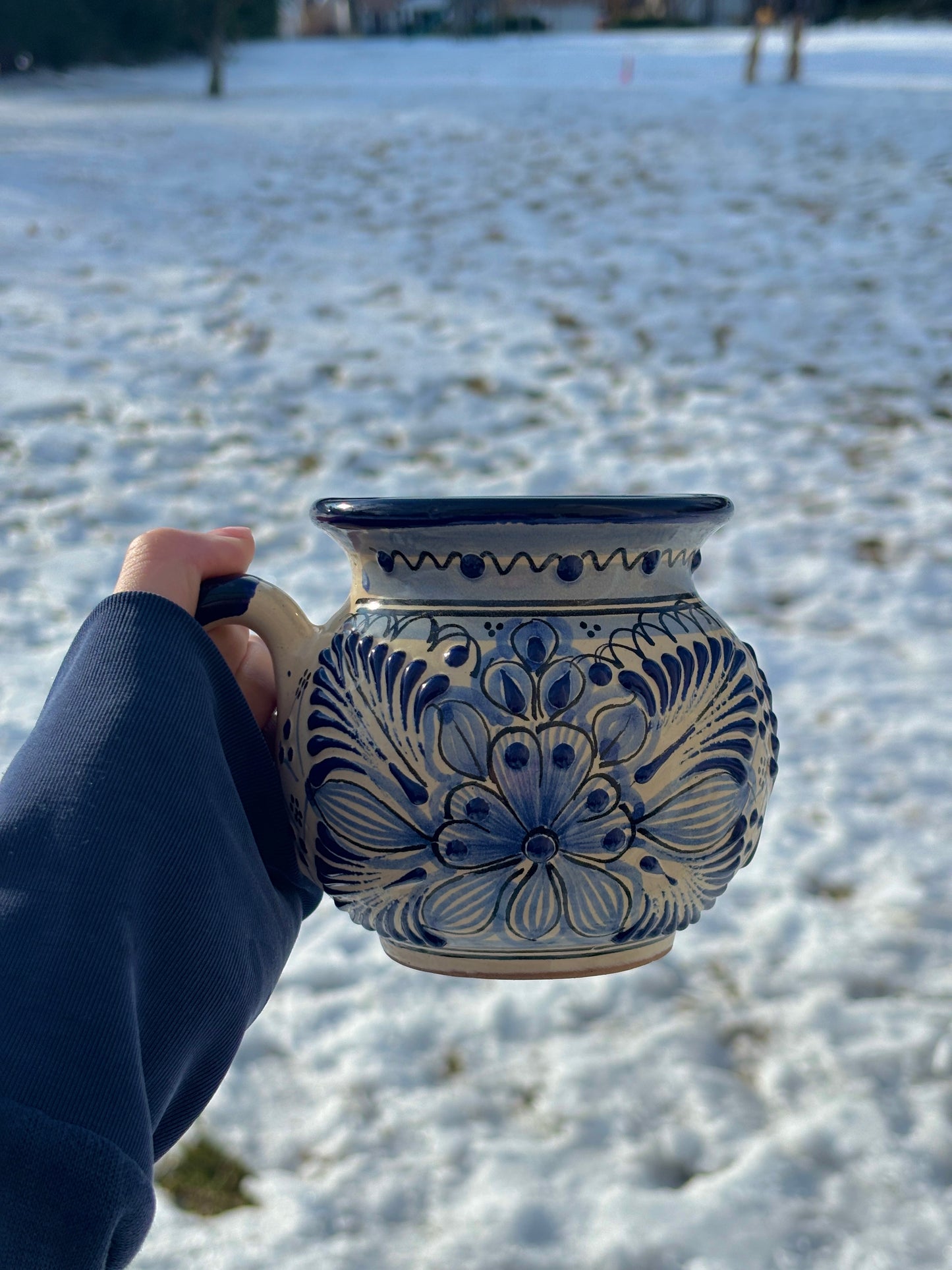 Talavera Mug in Cobalt