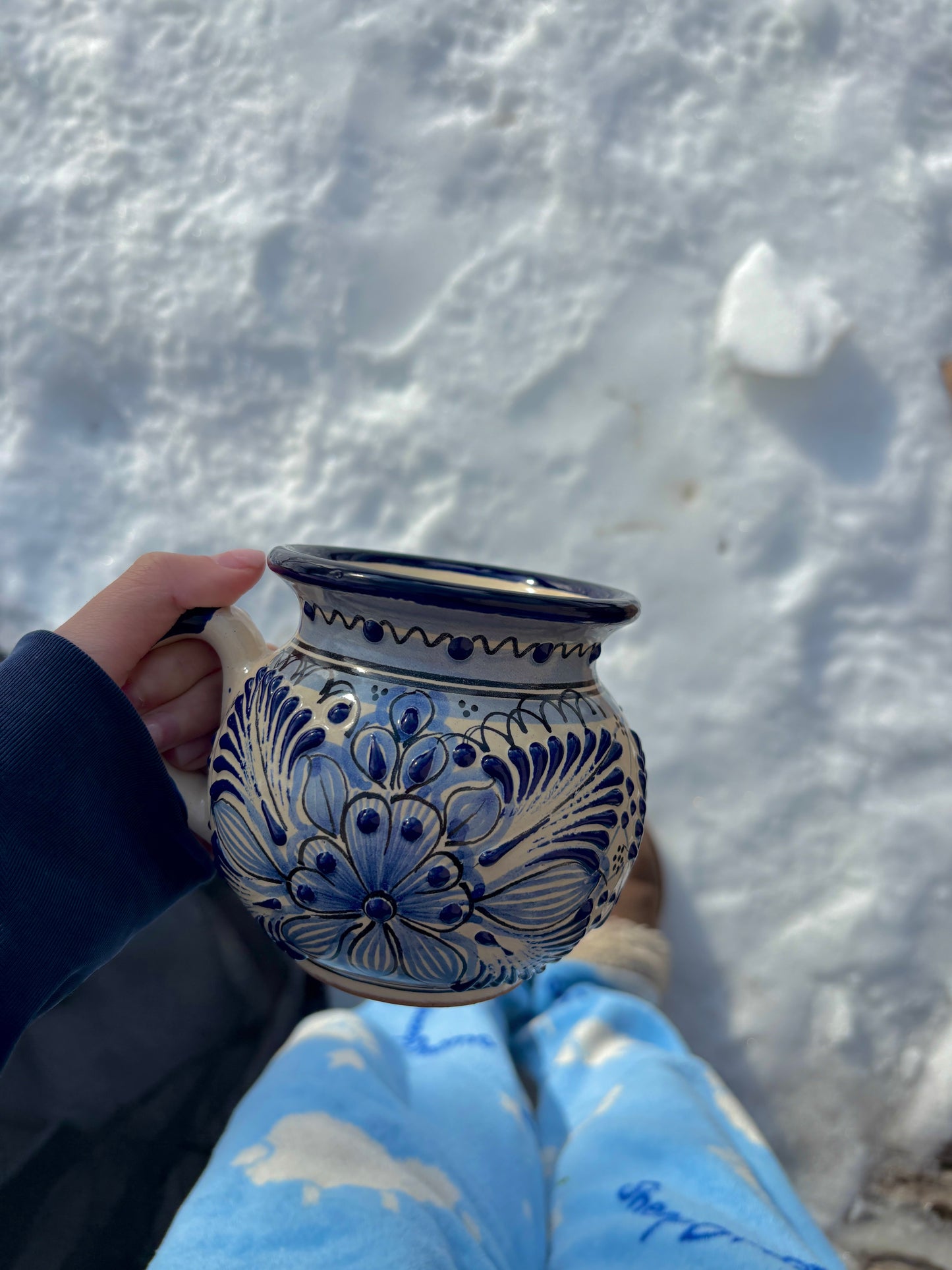 Talavera Mug in Cobalt