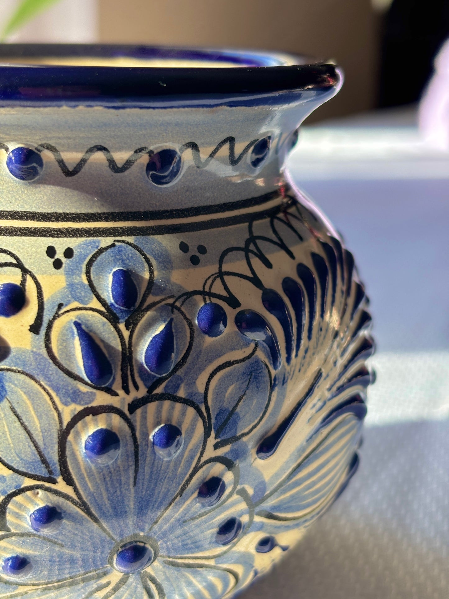 Talavera Mug in Cobalt