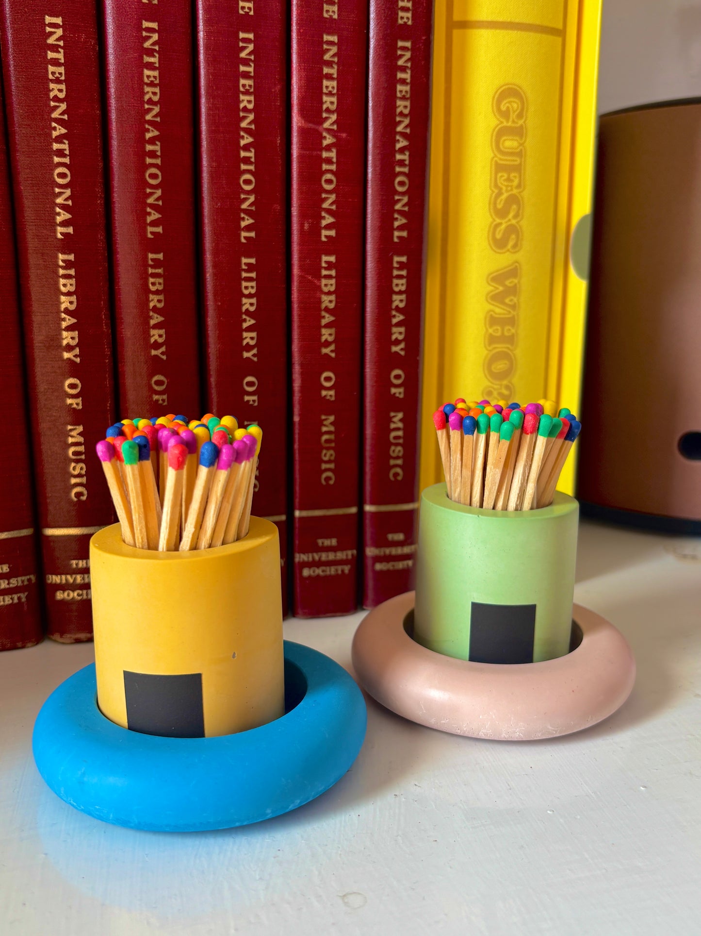 Concrete Match Holder with 2-Inch Safety Matches