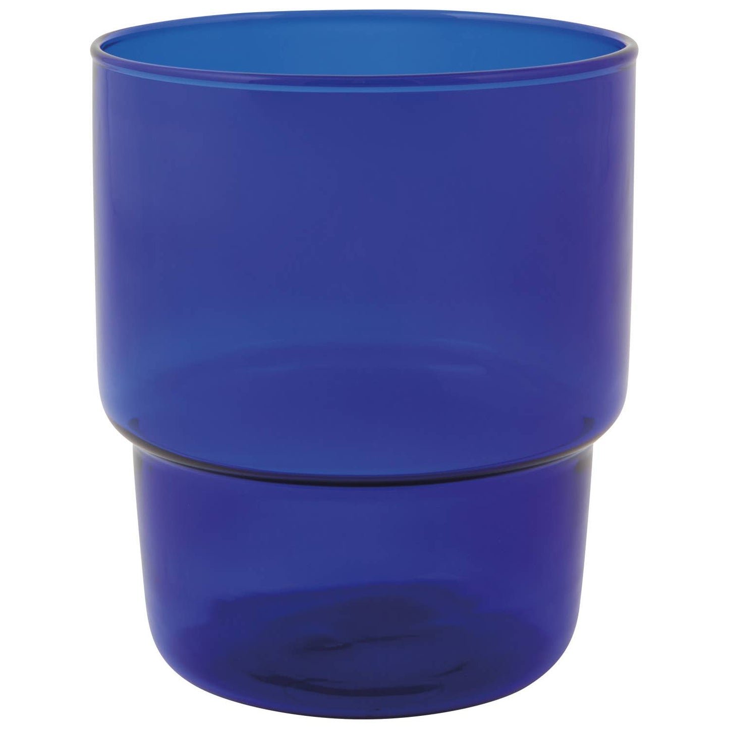 Stackable Drinking Glasses in Cobalt (Set of 4)