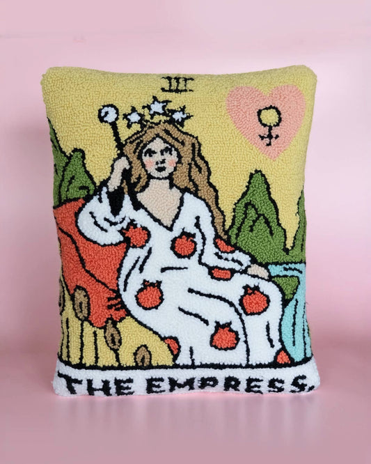Empress Tarot Card Throw Pillow