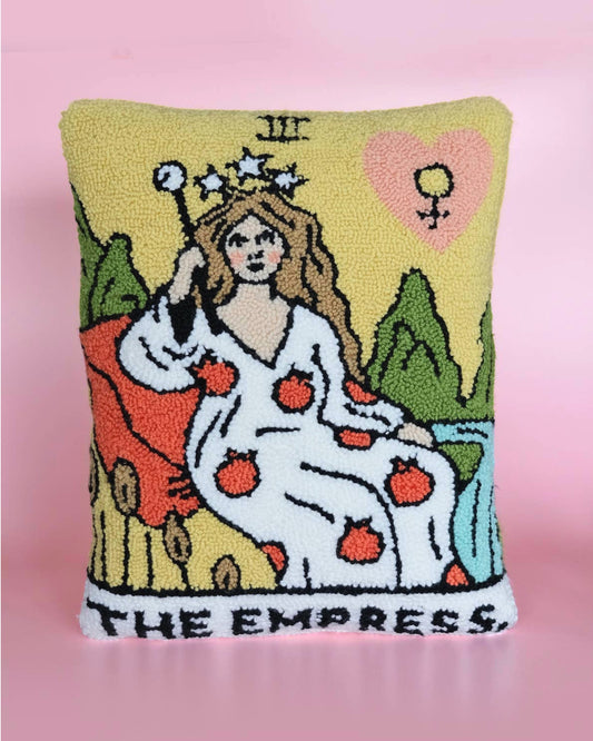 Empress Tarot Card Throw Pillow