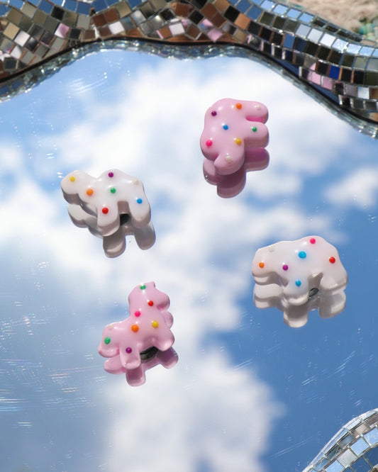 Frosted Animal Cracker Mini Magnets (Set of 4)