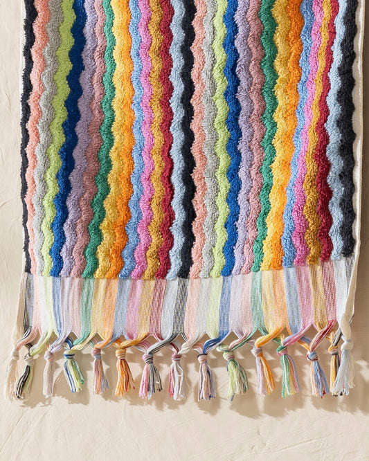 Funky Hand Towels in Color Wave