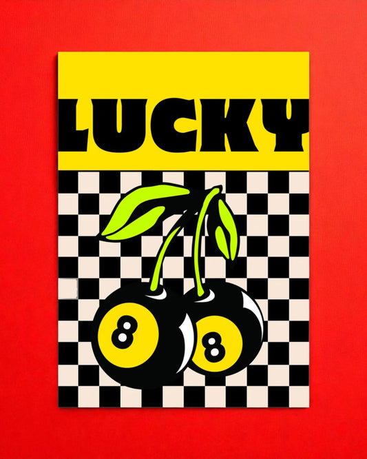 Lucky 8 Ball Print