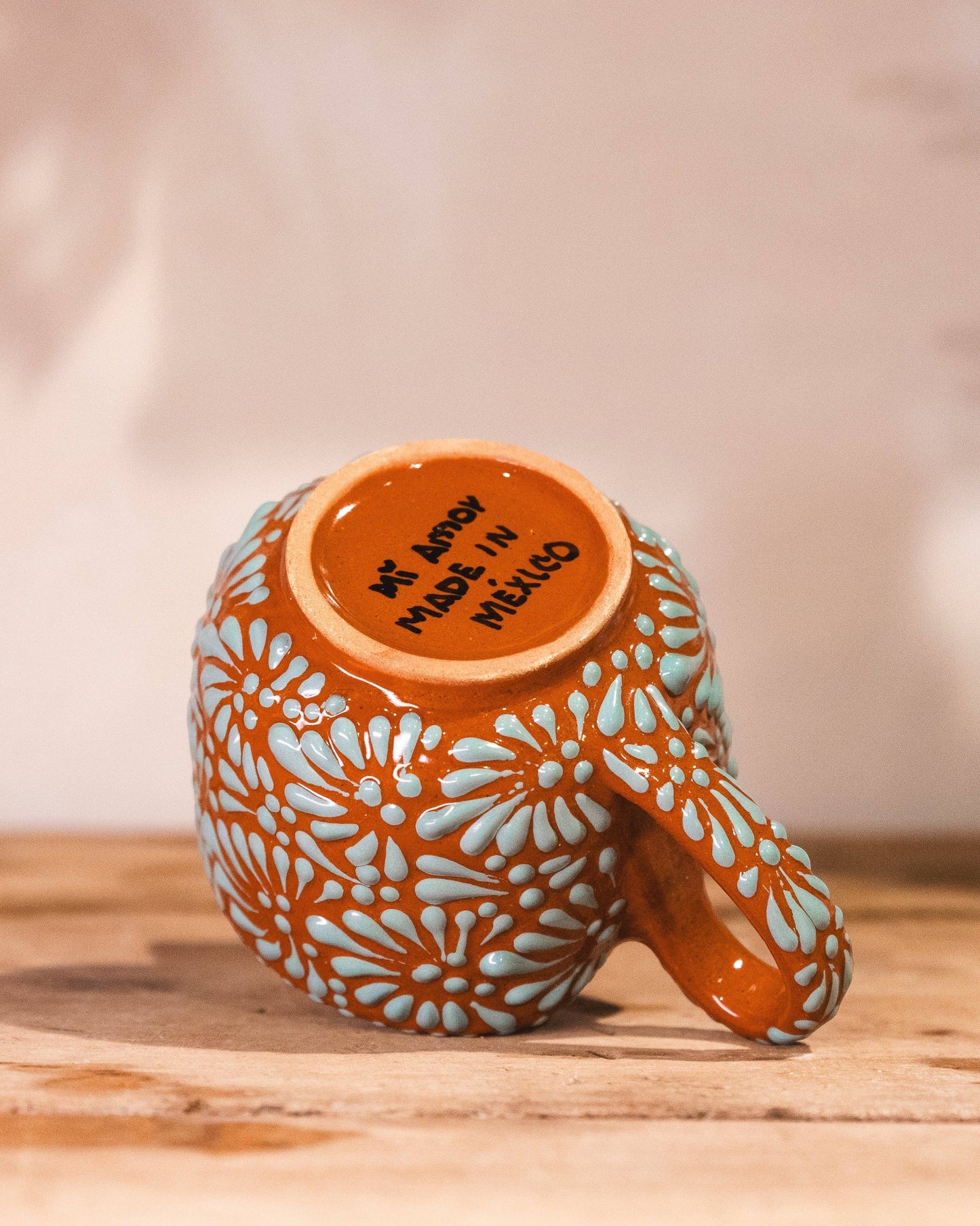 Heart Mug in Mint Cocoa